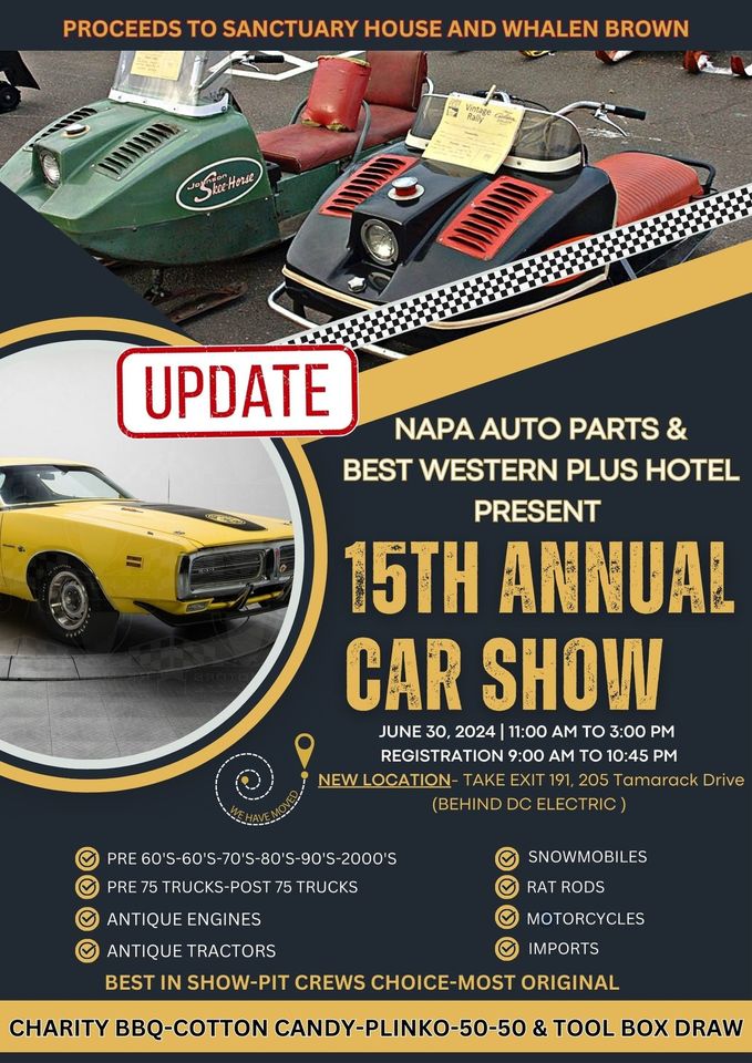 NAPA Car Show Update